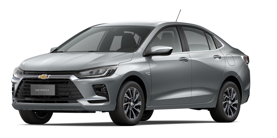 Chevrolet Onix plus Prata Shark.