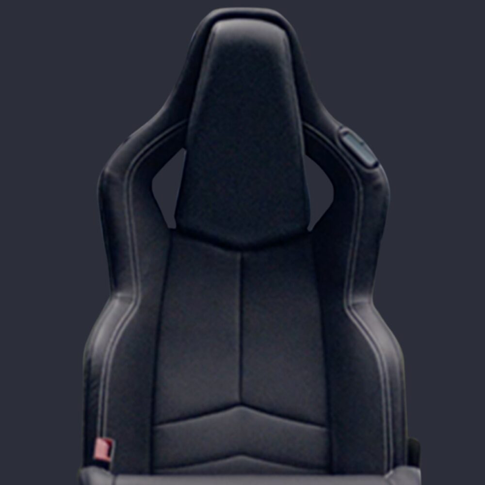 Black Interior Seats Inside the 2026 Corvette Stingray