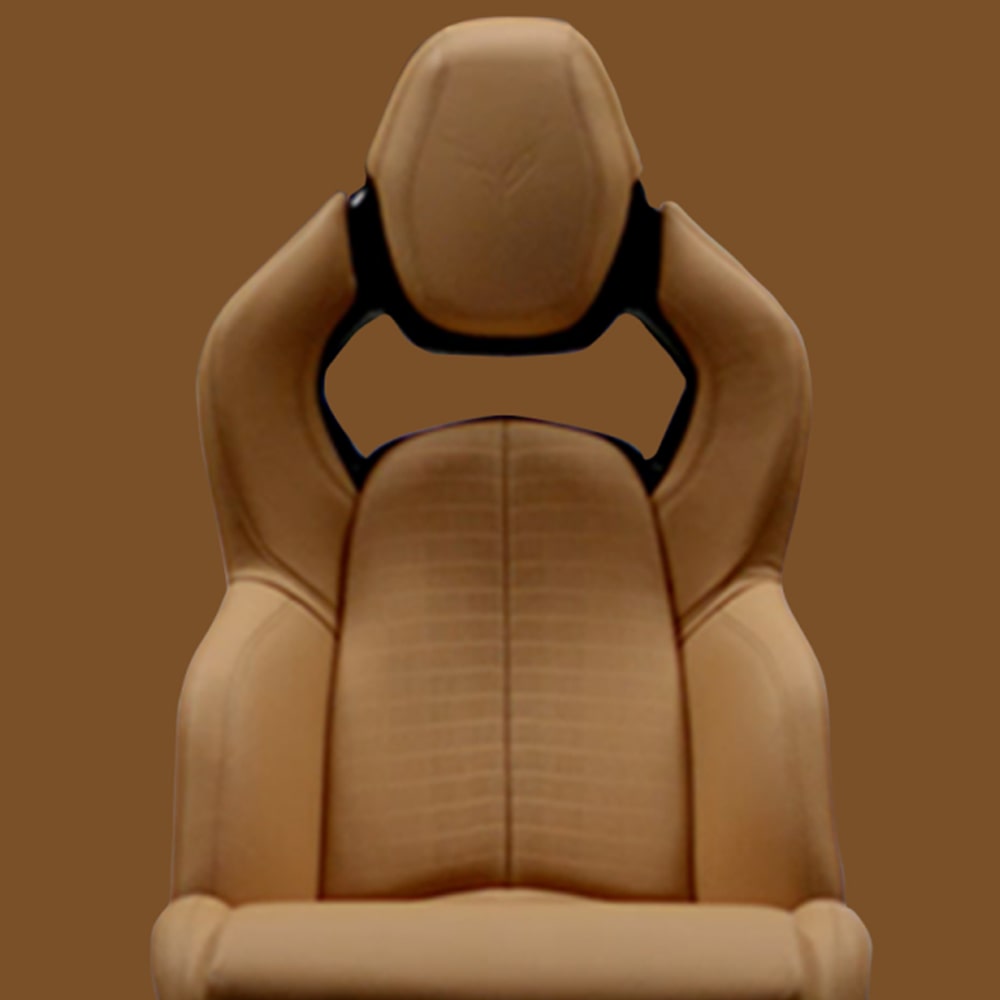 Tan Interior Seats Inside the 2026 Corvette Stingray