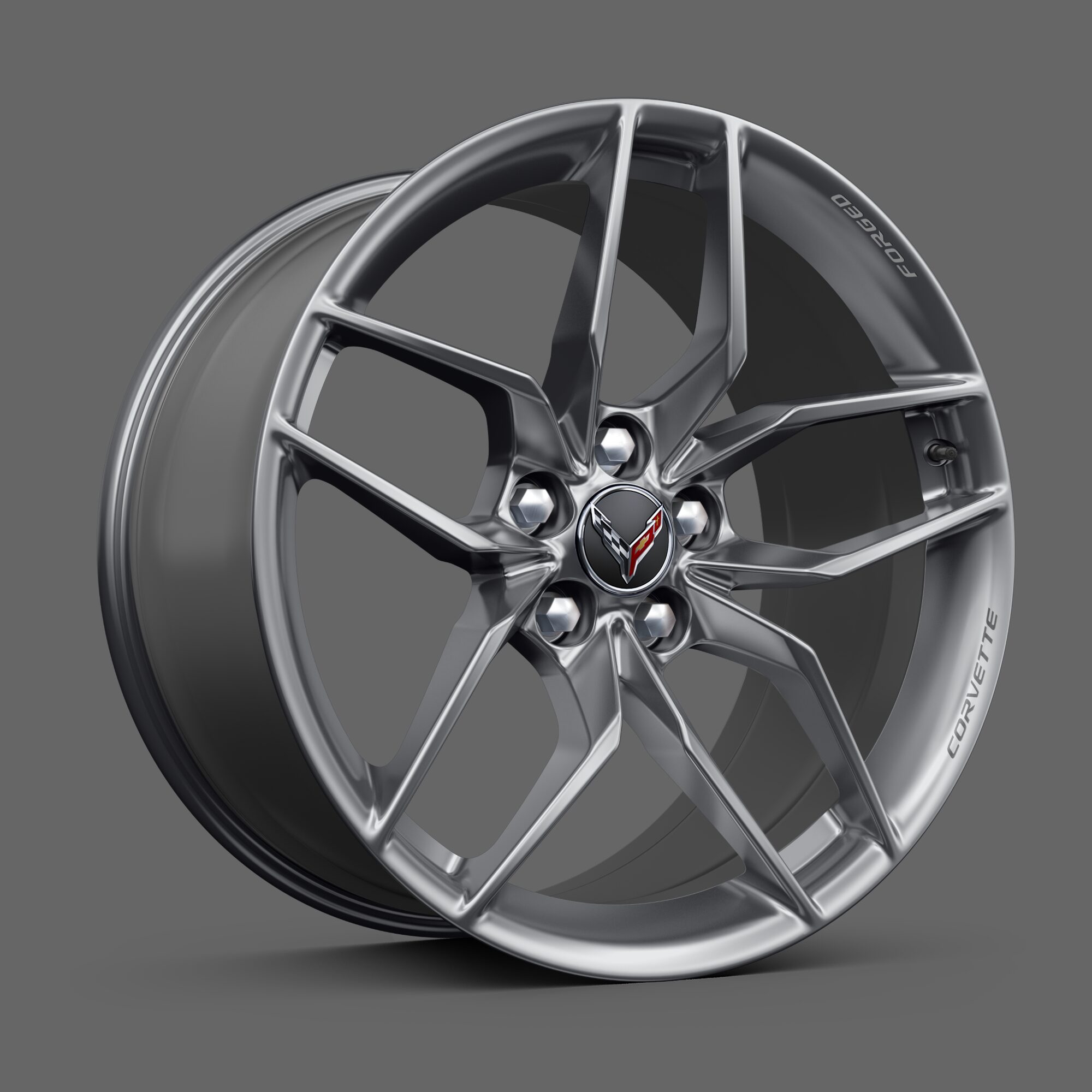 20-inch Front/21-inch Rear 10-Spoke Pearl Nickel Forged Aluminum Wheels