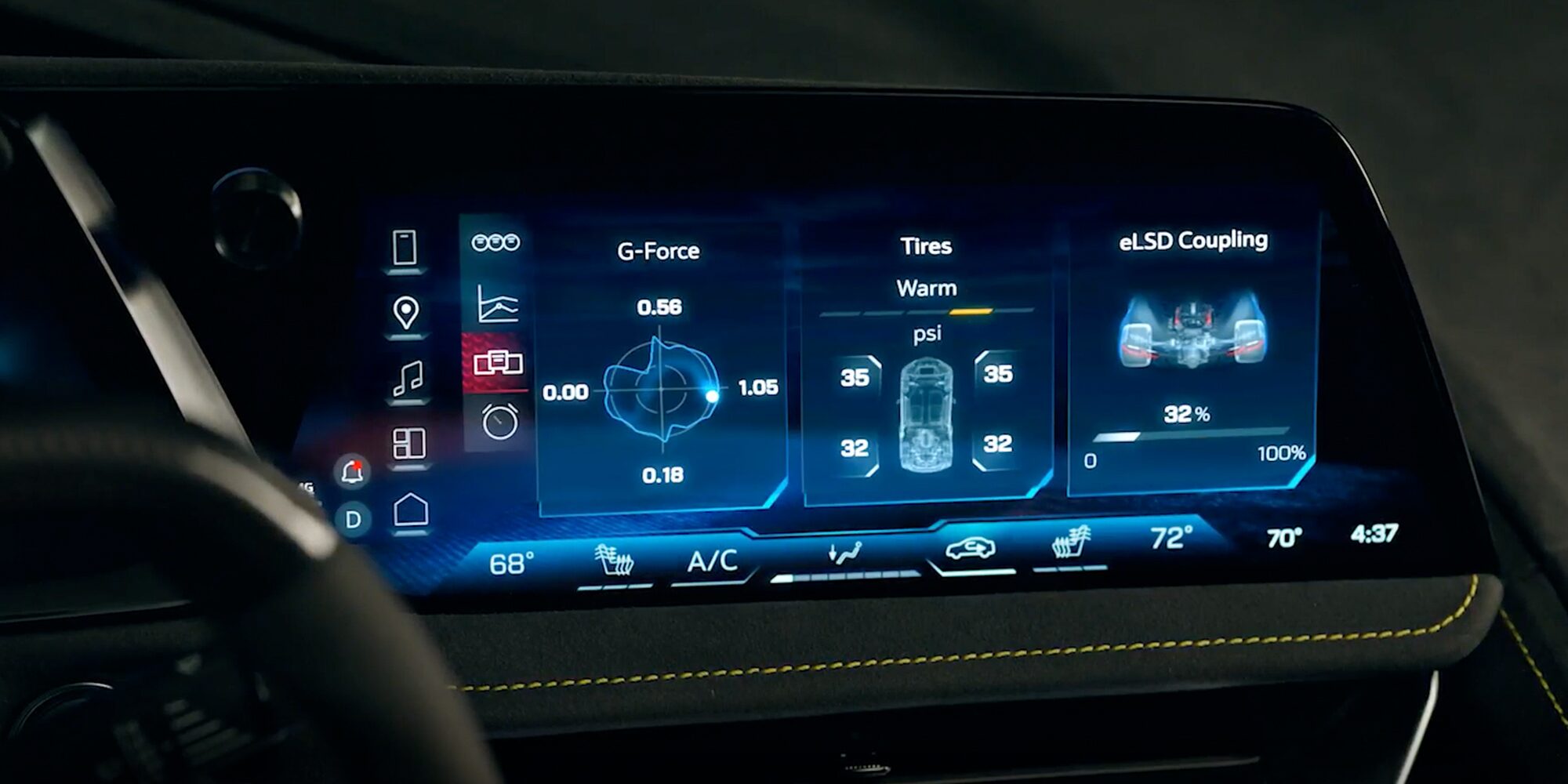 2026 Chevy Corvette Z06 Touchscreen Infotainment System