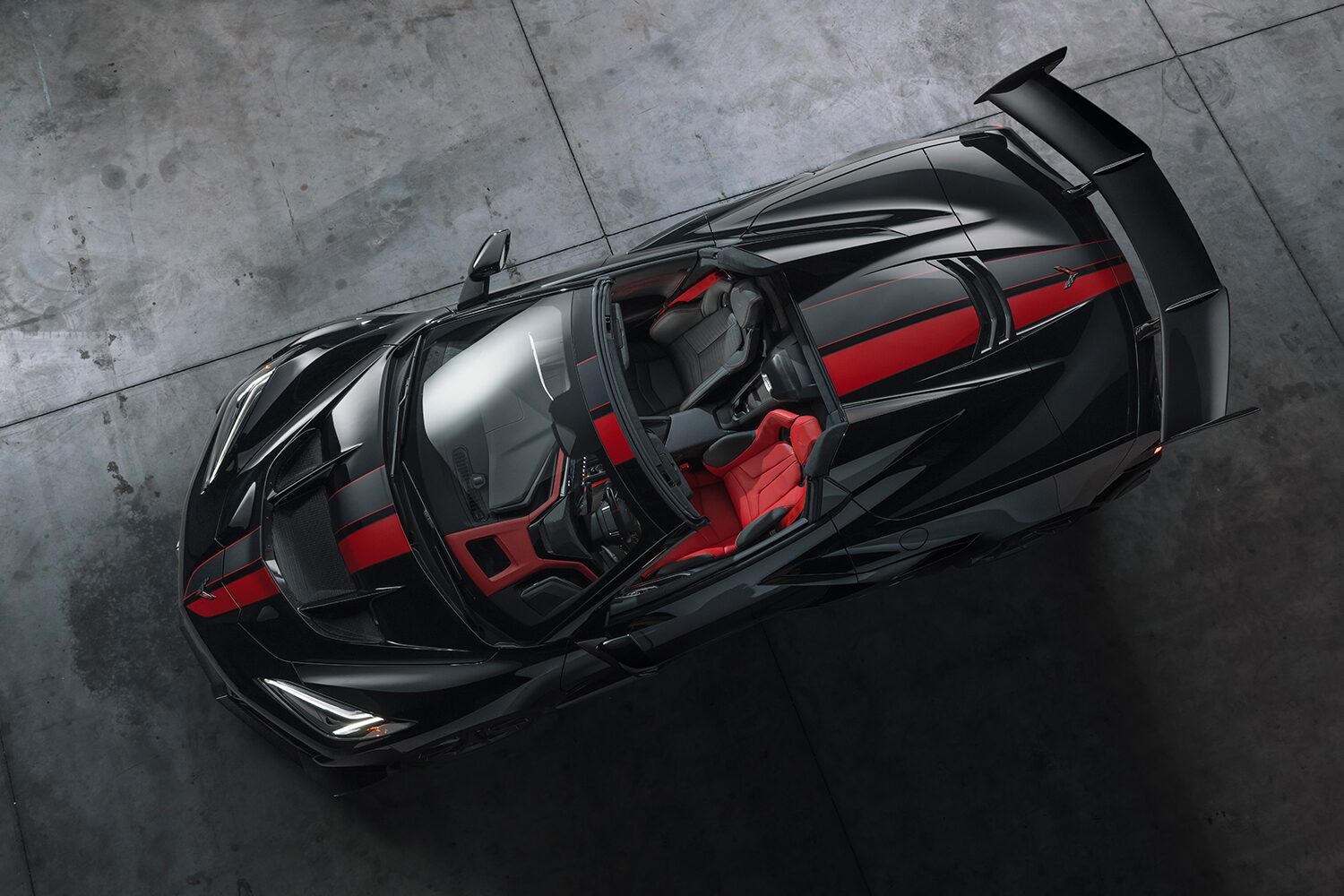 Birds-Eye View of the 2026 Chevy Corvette ZR1X Full Length Body