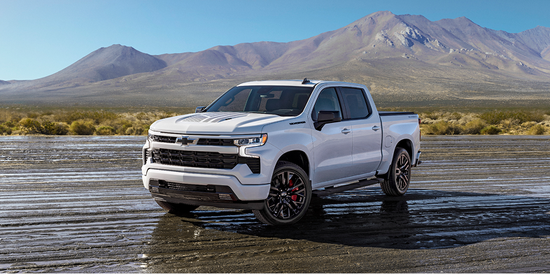 A Pack Shot of 2026 Chevrolet Trucks and Corvettes