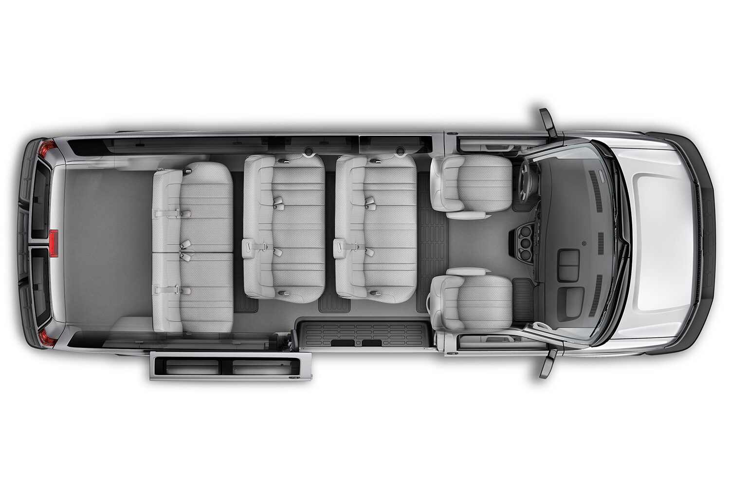 2026 Chevy Commercial Express Passenger Van 12 Passenger Interior Option