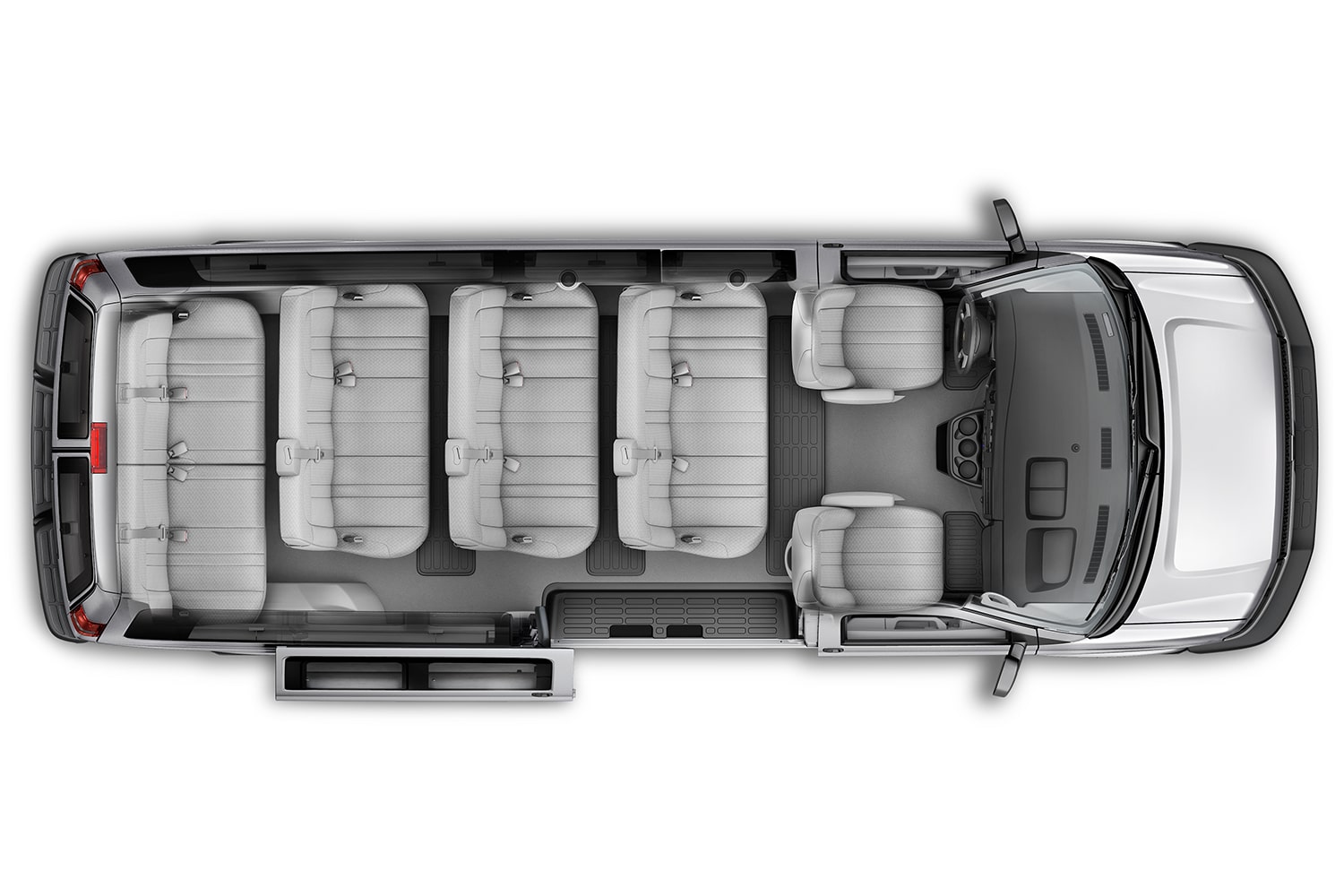 2026 Chevy Commercial Express Passenger Van 15 Passenger Interior Option