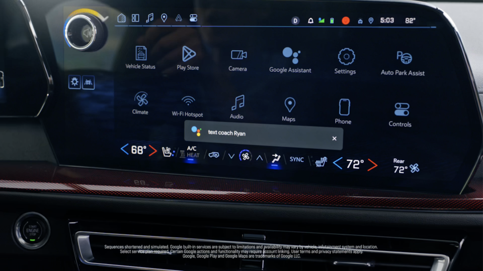 Google Built-In Screen Image