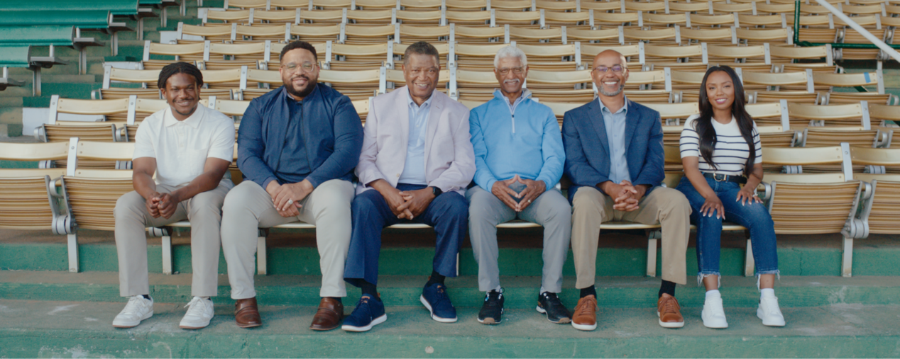 A Group of GM Team Members Celebrating the Negro Leagues at Rickwood