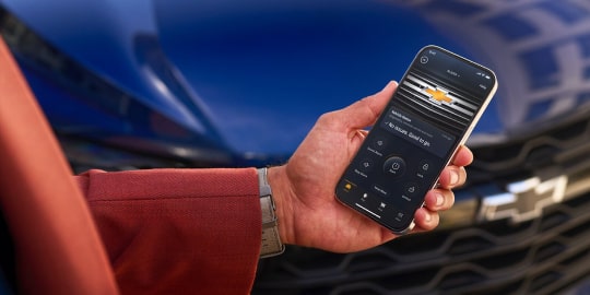 Chevy Owner Using MyChevrolet Smartphone App Vehicle Controls