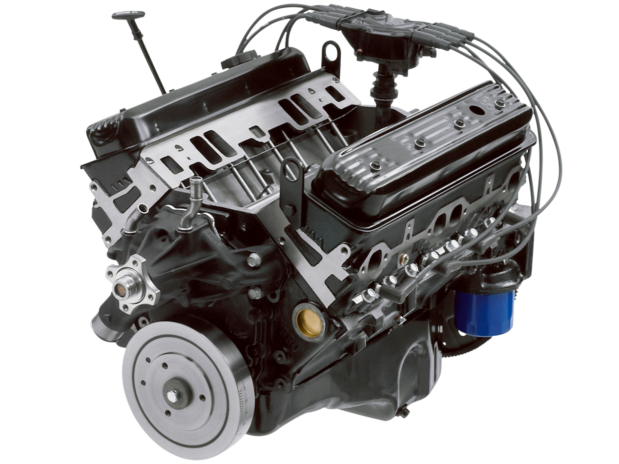 A Chevy Performance Parts HT383 Small-Block Crate Engine