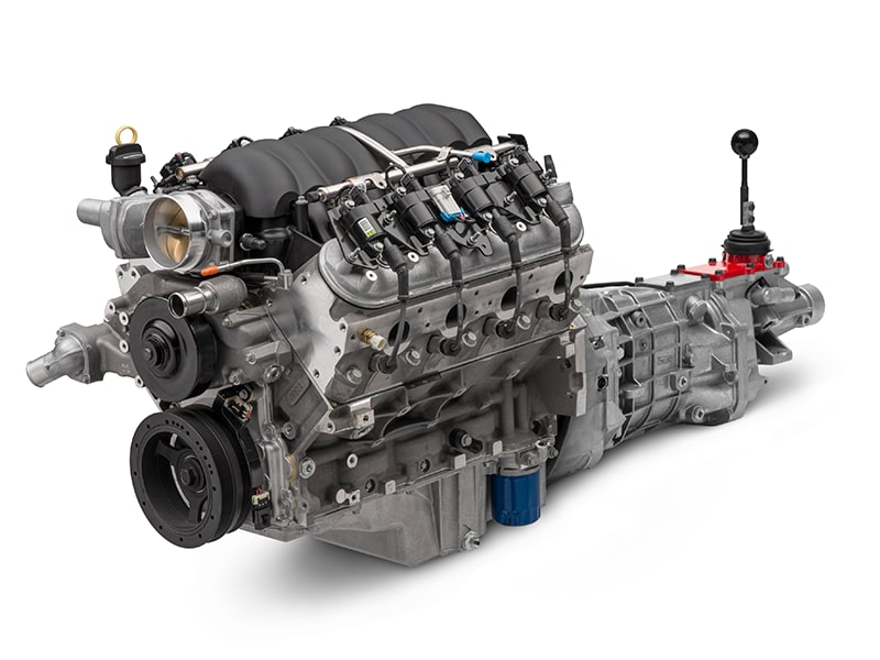 A Chevy Performance Parts LS367/525 Crate Engine