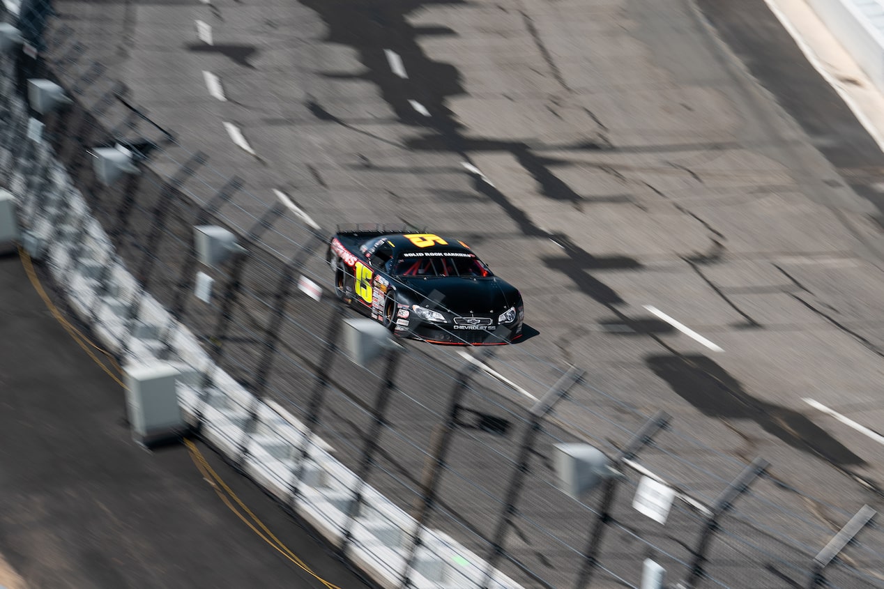 Aerial View of the CT400 on a Race Track