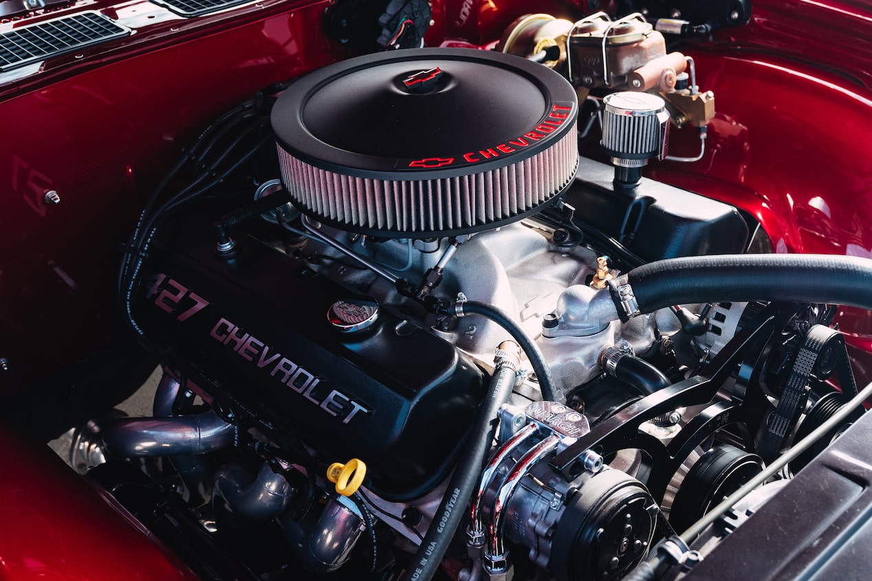 Close Up of a Vehicle Engine