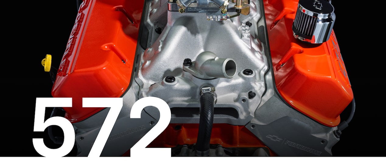 A Chevrolet Performance Parts 572 Crate Engine