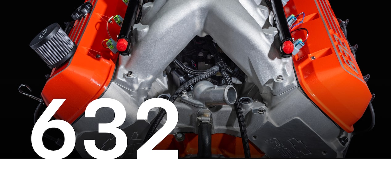 A Chevrolet Performance Parts 632 Crate Engine