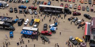 Aerial View of Chevrolet Performance Display