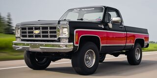 Front Left View of 1978 K10 Chevy Silverado