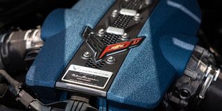 Close Up View of LT7 DOHC 5.5L V-8 Engine