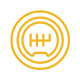 A Yellow Transmission Icon