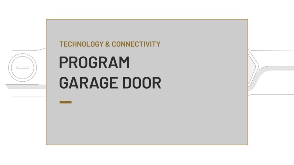 program garage door