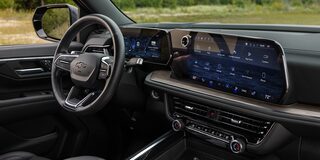 Passenger Seat Full View of the Interior Cabin and Dashboard of the 2026 Chevy Suburban