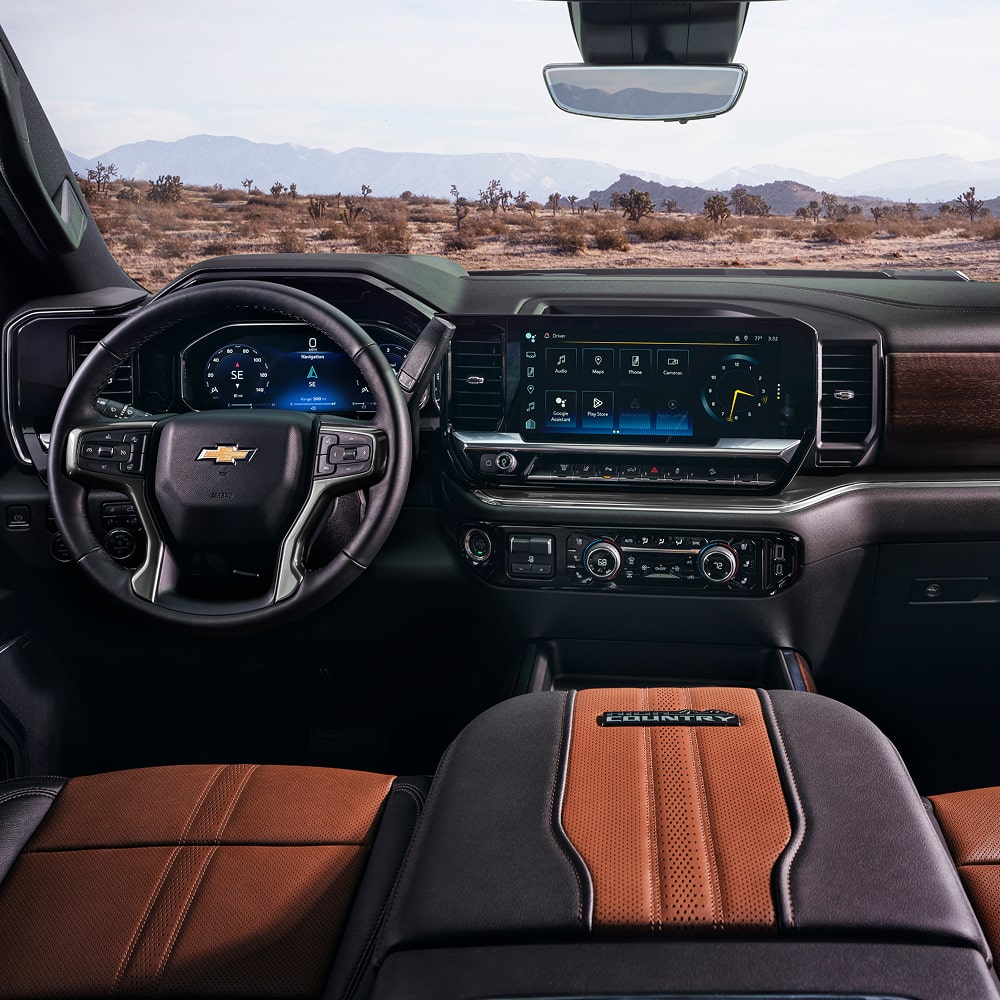Interior Dashboard of the 2026 Chevy Silverado HD