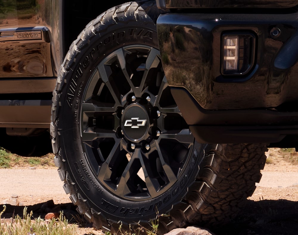 View of the Rims on a 2026 Chevy Silverado HD