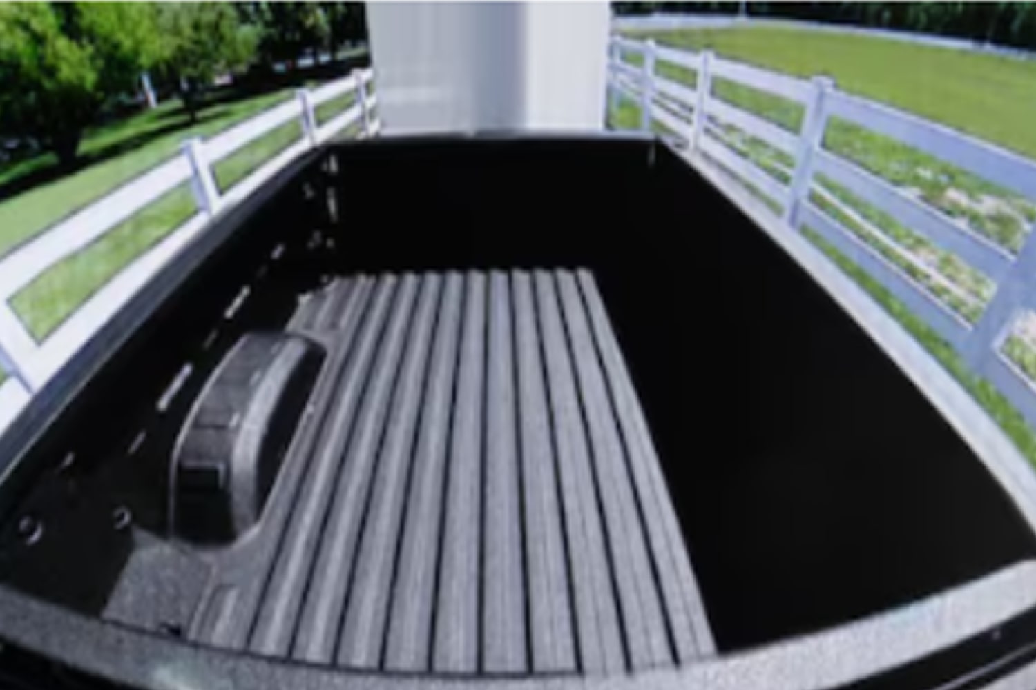 Front View of the Bed of a 2026 Chevy Silverado HD