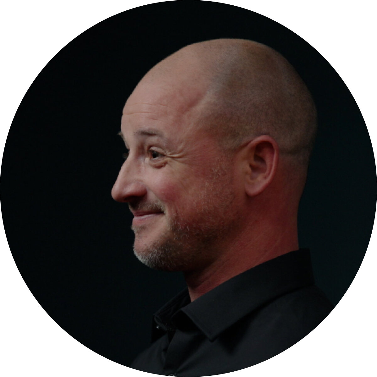 An Image of a Man Talking