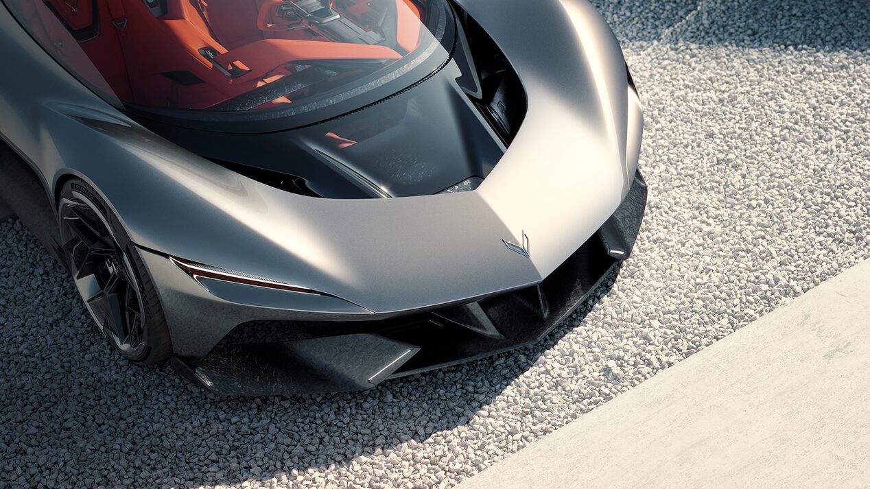 Overhead View of the 2026 Corvette CX