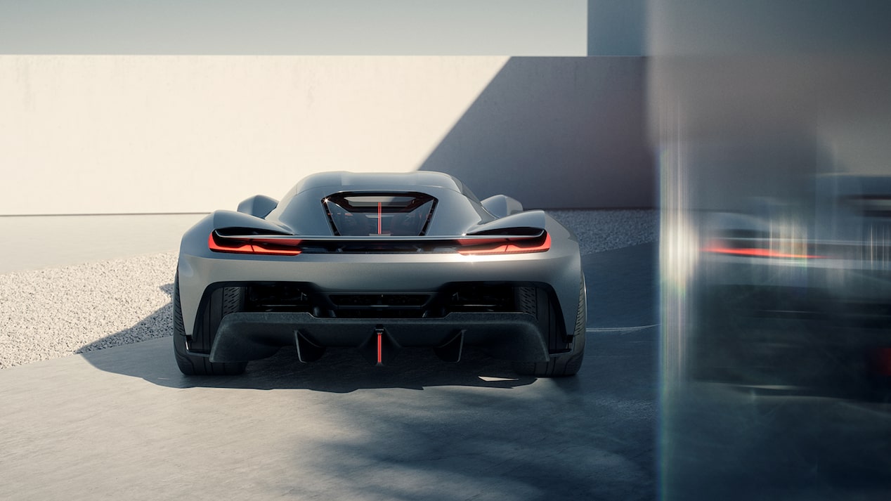 Full Rear View of the 2026 Corvette CX