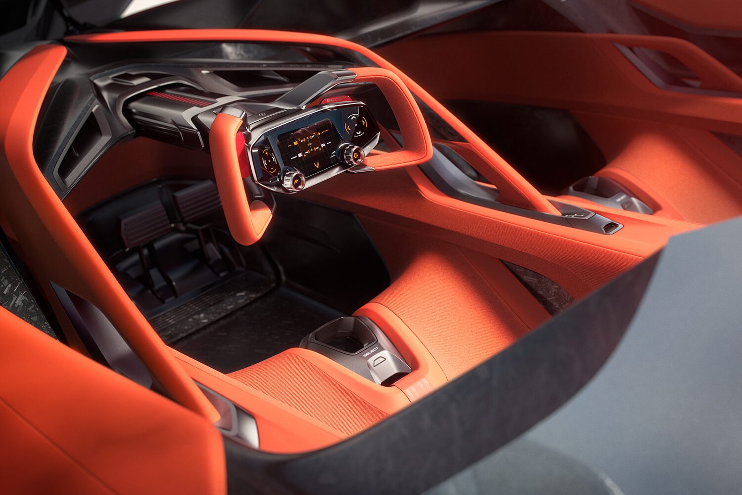 Cockpit View of the 2026 Corvette CX