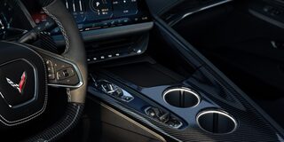 Center Console Storage Inside the 2026 Corvette