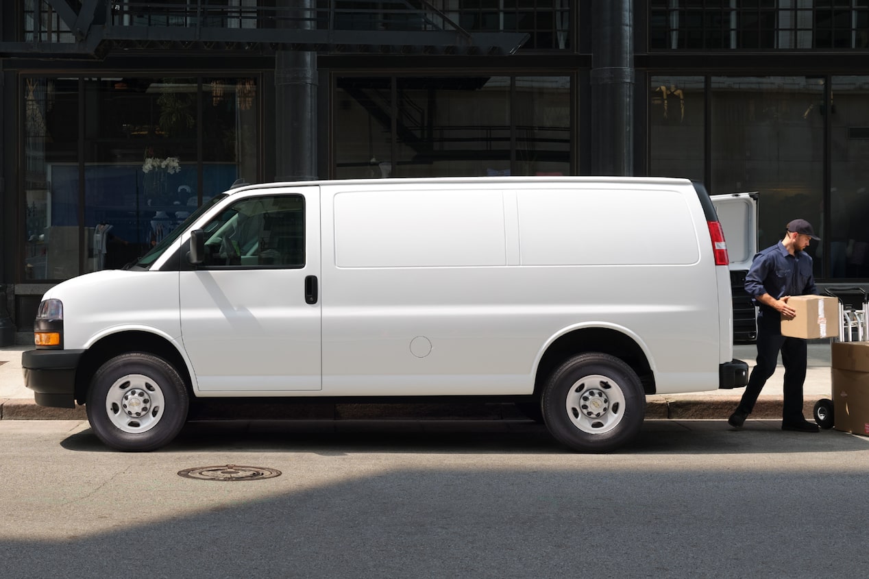 2024 Chevrolet Express Cargo Van Storage