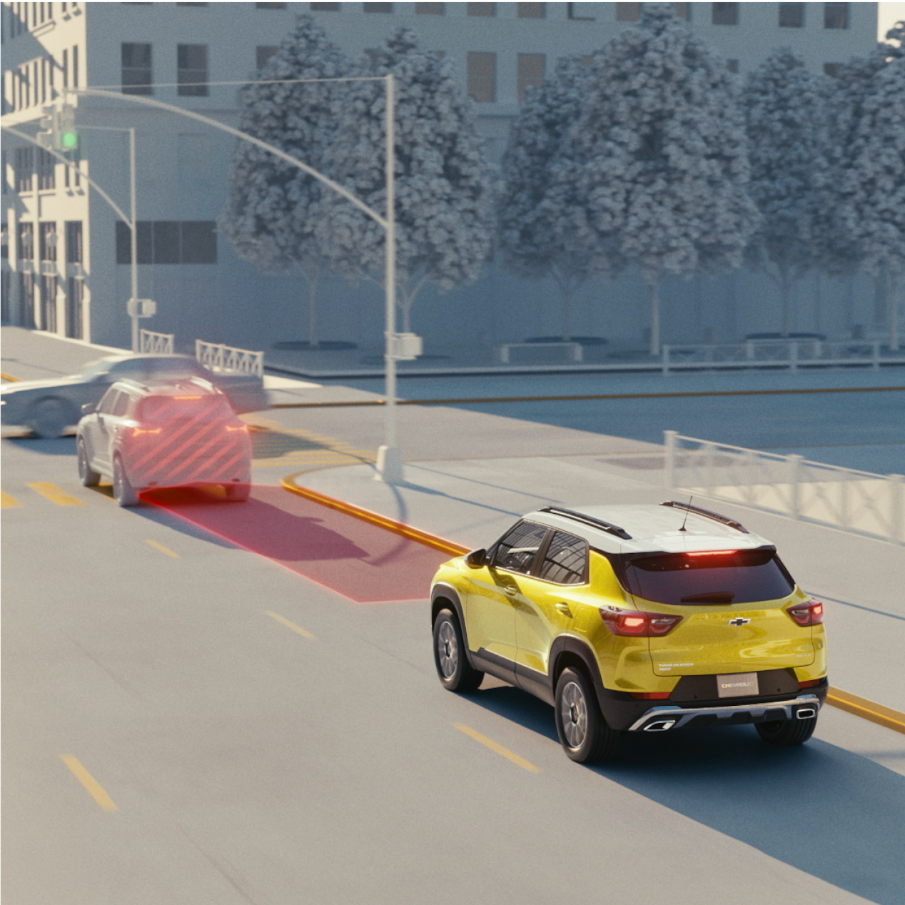 Front Pedestrian & Bicyclist Braking