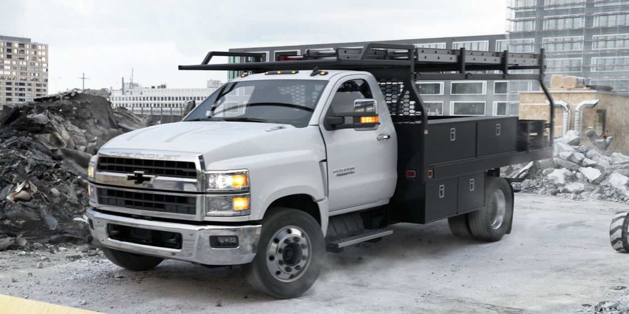 Silverado 4500 HD Regular Cab with a service body upfit
