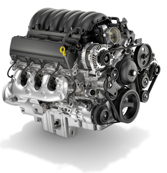 An Diesel Engine of 2025 Chevy Silverado HD