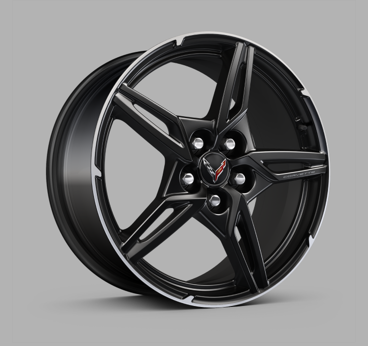 Black Rims for the 2025 Corvette Stingray