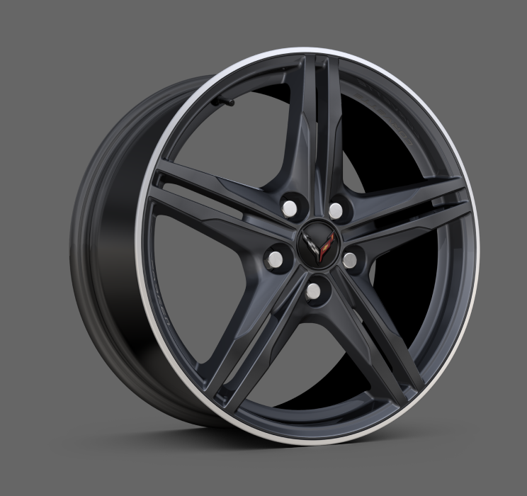 Black Rims for the 2025 Corvette Stingray