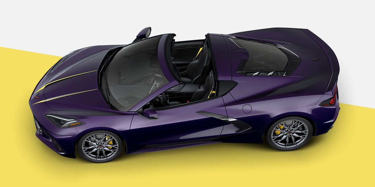 2025 Chevy Corvette Stingray Deep Purple Exterior Design Package