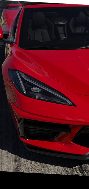 Close-Up of 2025 Corvette Stingray Headlight