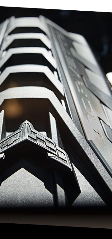 Close-Up of the Corvette Logo on the 2025 Corvette Stingray