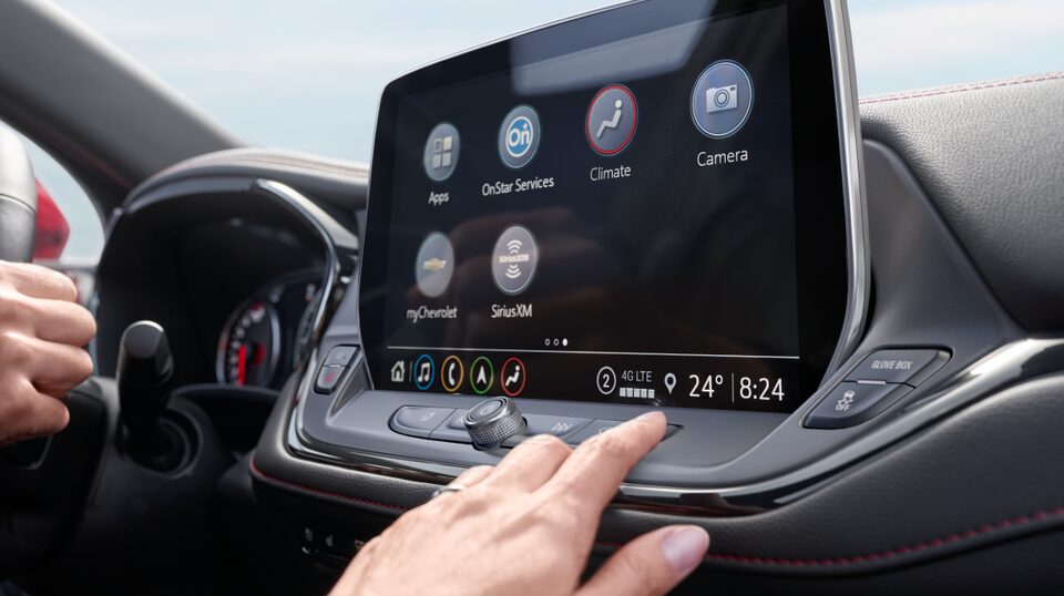 Touch Screen Infotainment System Display Inside the 2025 Blazer