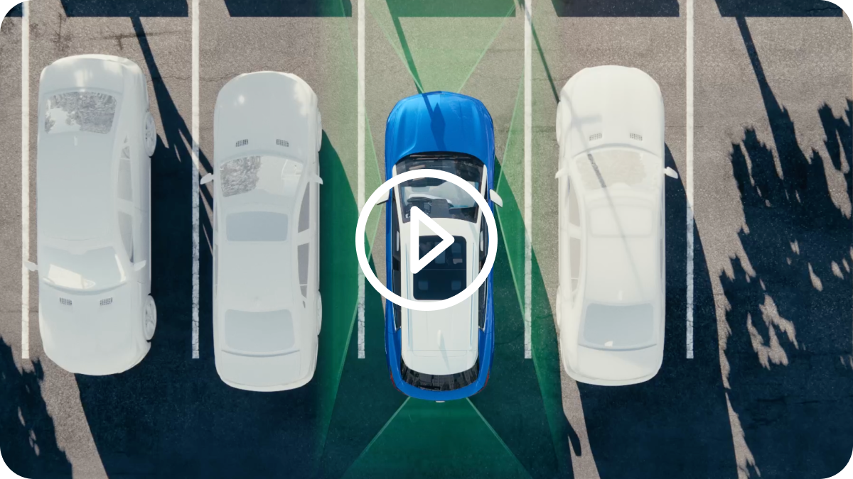 Overhead View of a 3D Image of a 2025 Chevy Equinox EV Parked on a Parking Lot