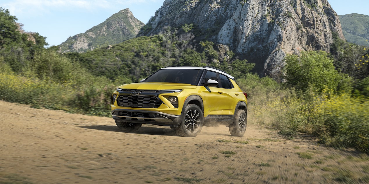 A View of the 2025 Chevrolet Trailblazer Driving Off-Road