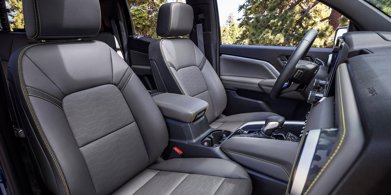 The Spacious Interior of the  Chevy Colorado with Incredible View