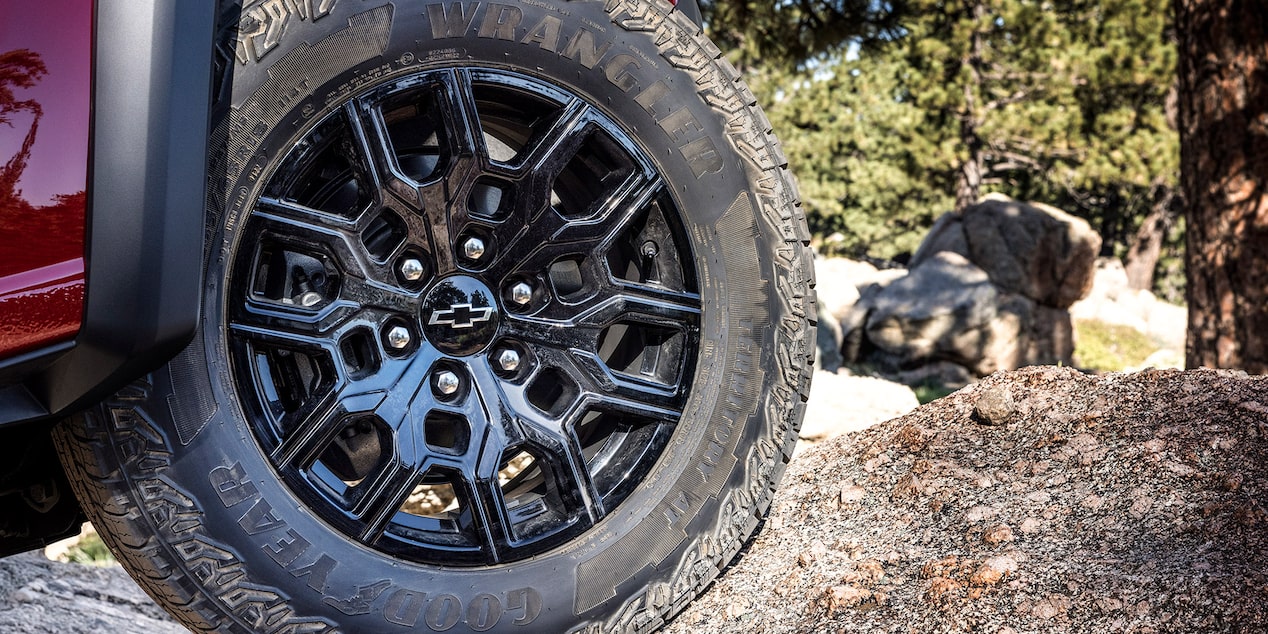 Close up of the Powerful Wheels of the Colorado