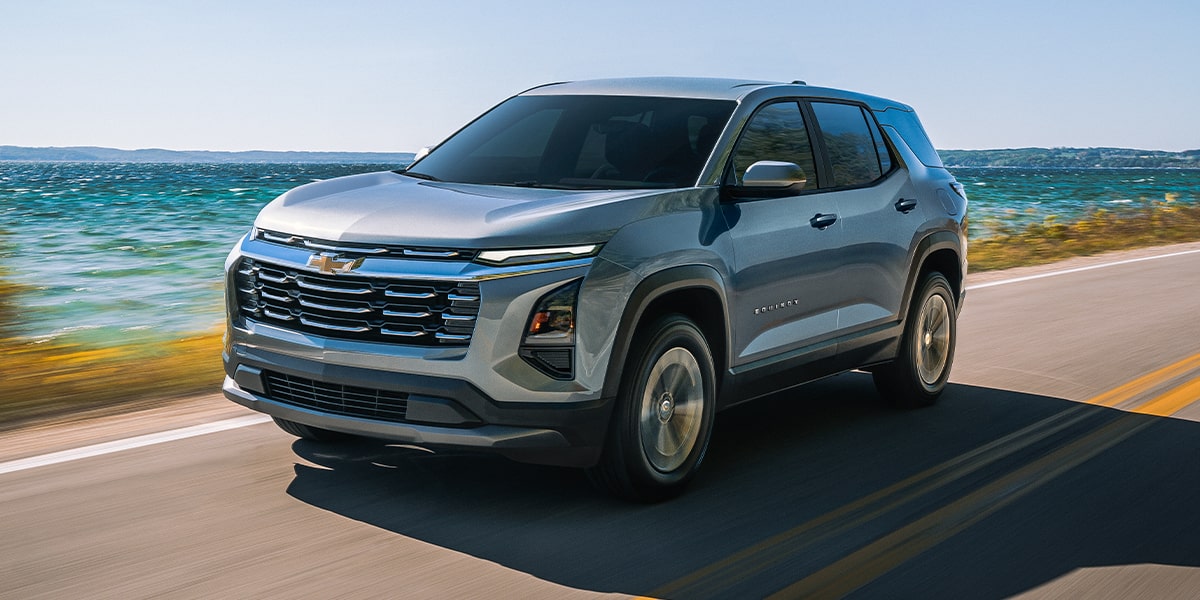 2026 Chevy Equinox Driving on a Road Near the Ocean