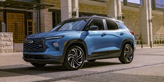 2026 Chevy Trailblazer Parallel Parked Near a Building
