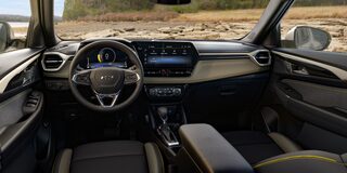 Birds Eye View of the Interior Dashboard Inside the 2026 Chevy Trailblazer