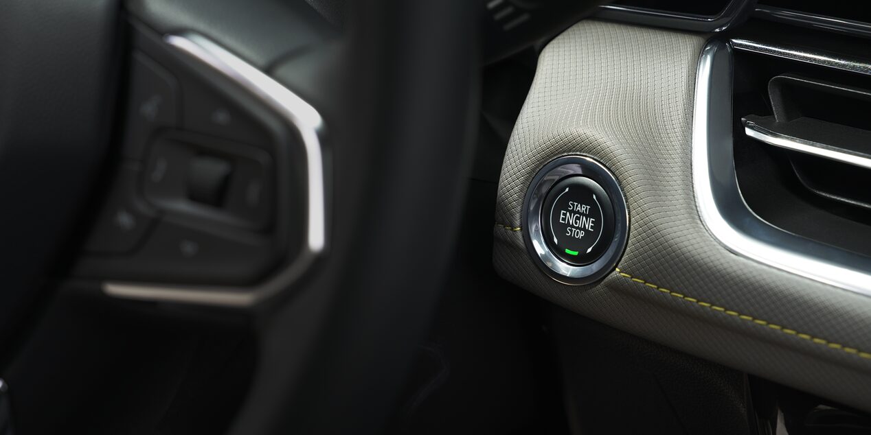 Keyless Start Button Inside the 2026 Chevy Trailblazer